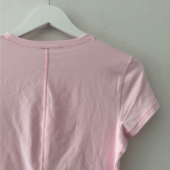 SKIMS Heart Cotton Jersey TShirt Mini Dress in Cherry Blossom L - Picture 9 of 9